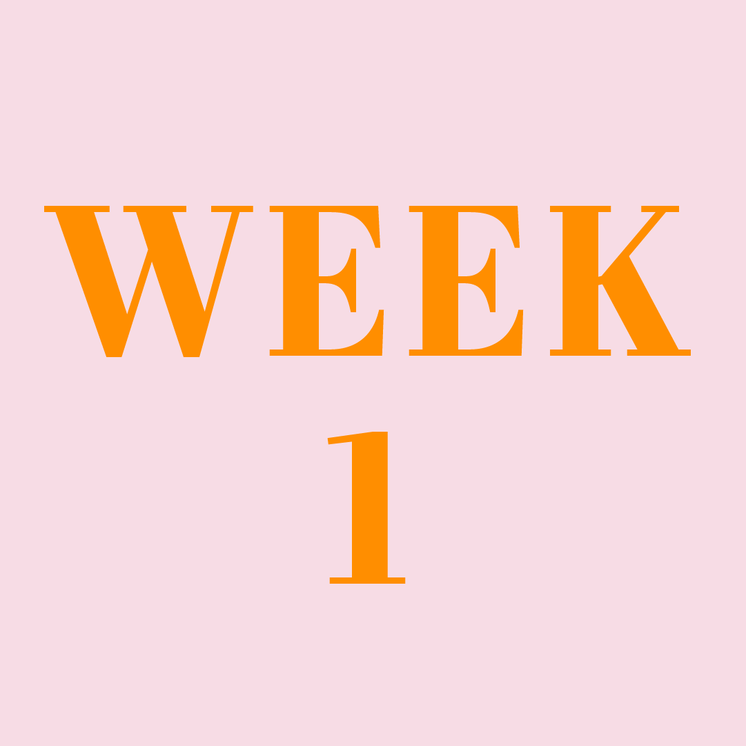 Week 1 - Coming Soon